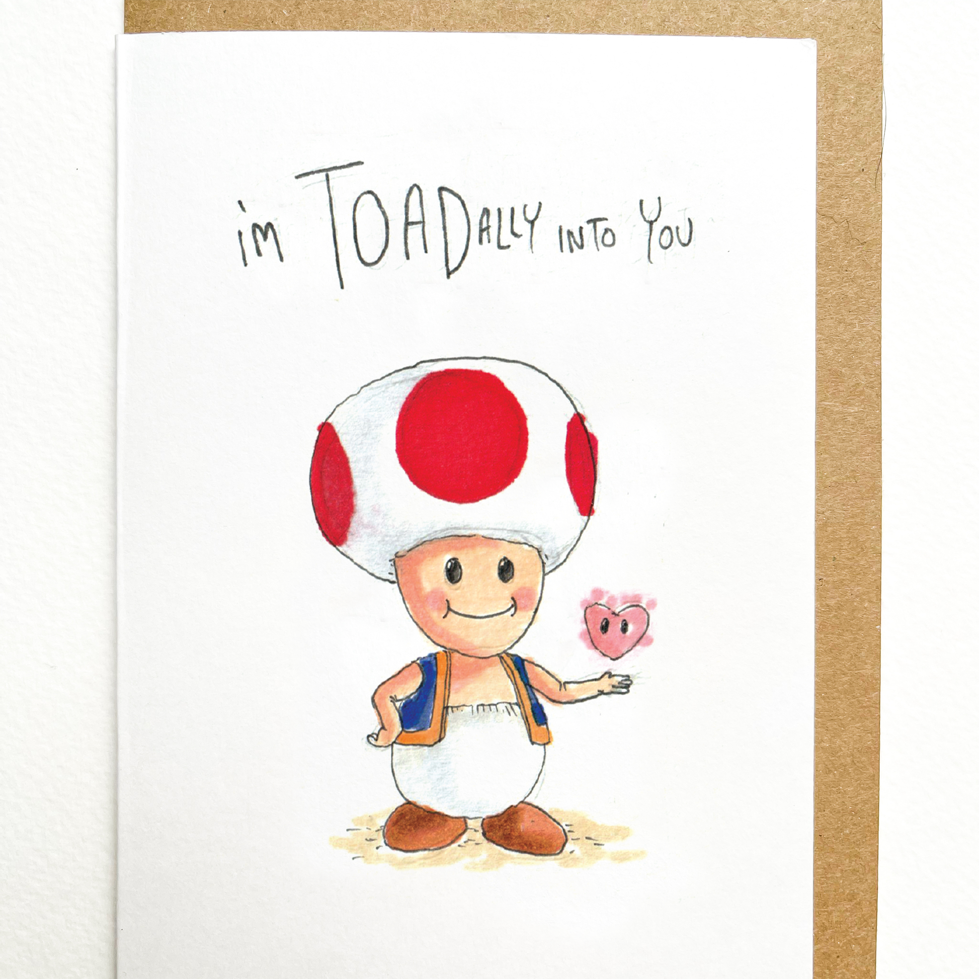 I'm Toadally Into You | Valentine's Day Cards Sunshine Coast