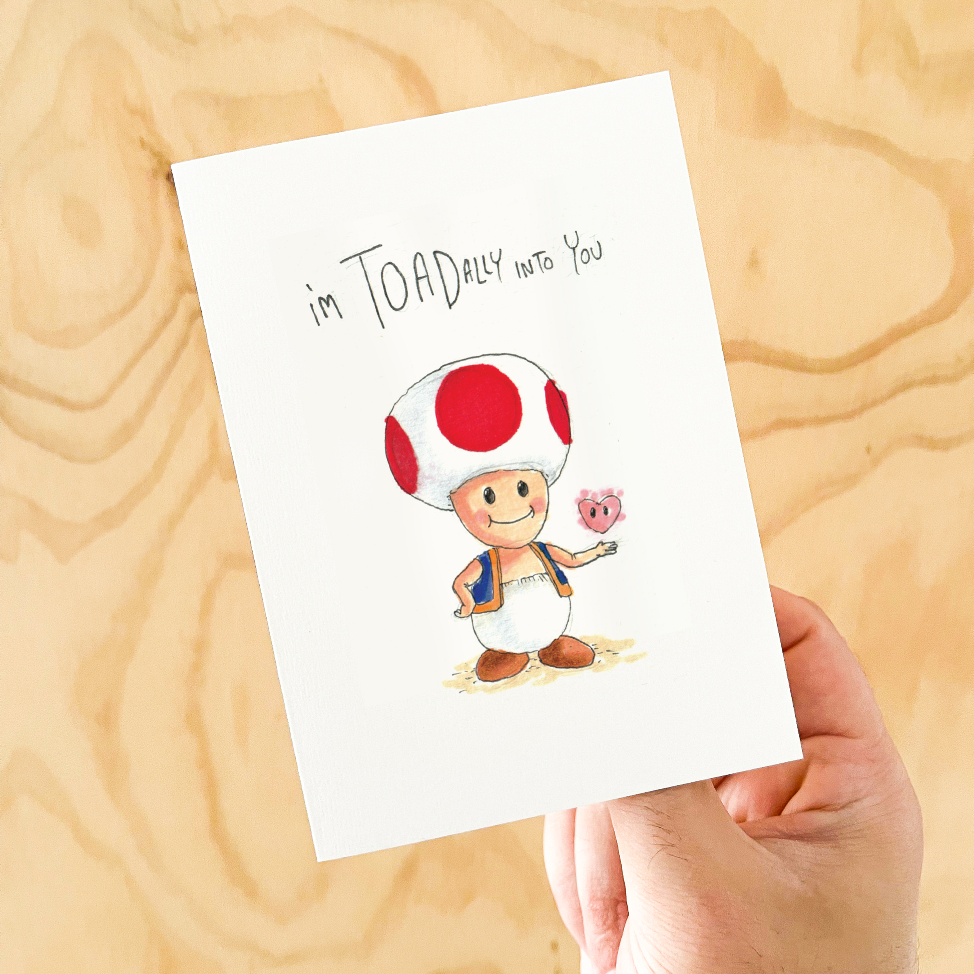 I'm Toadally Into You | Valentine's Day Cards Sunshine Coast