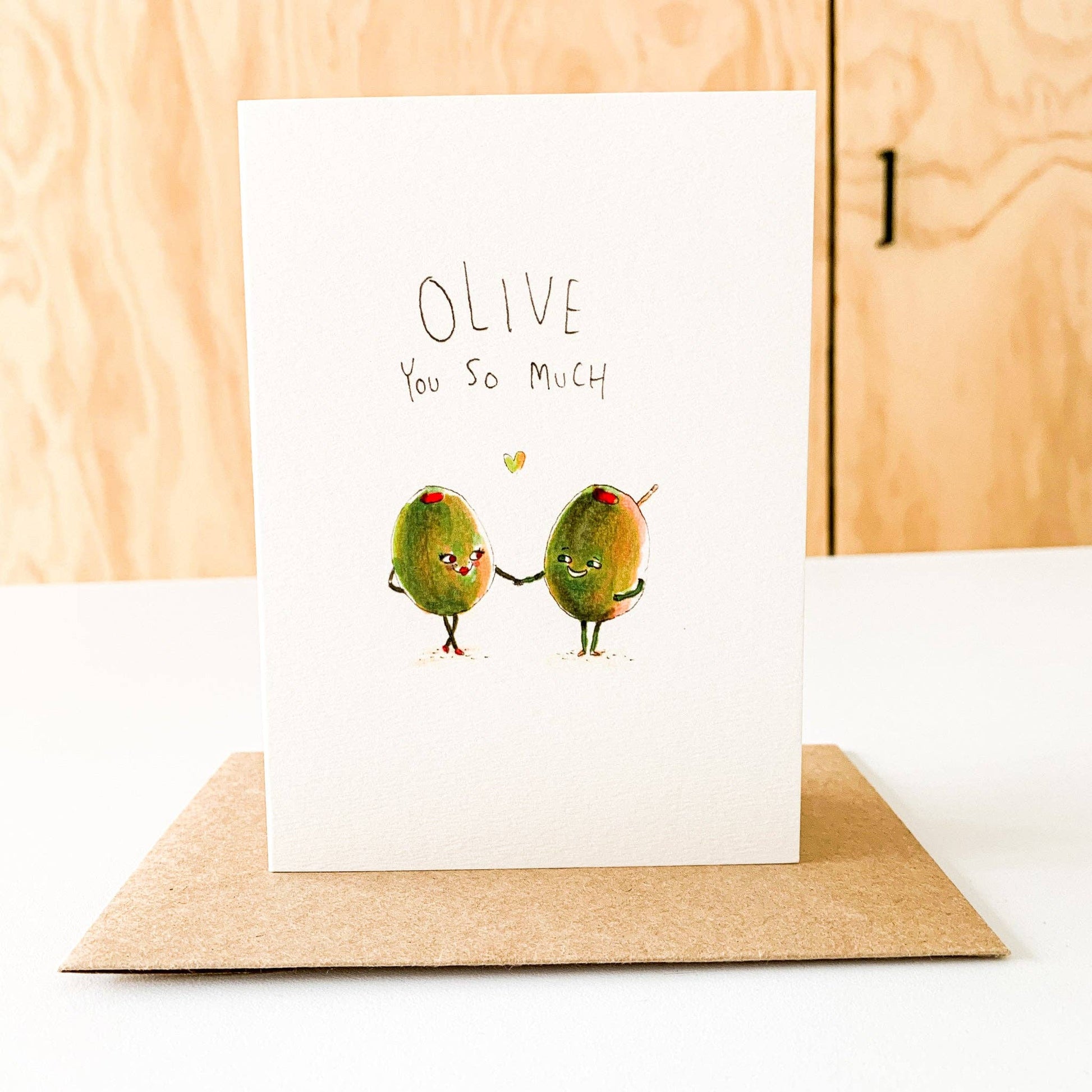 Olive You So Much | Valentine's Day Cards Sunshine Coast