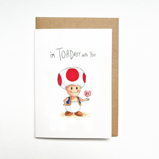 I'm Toadally Into You | Valentine's Day Cards Sunshine Coast