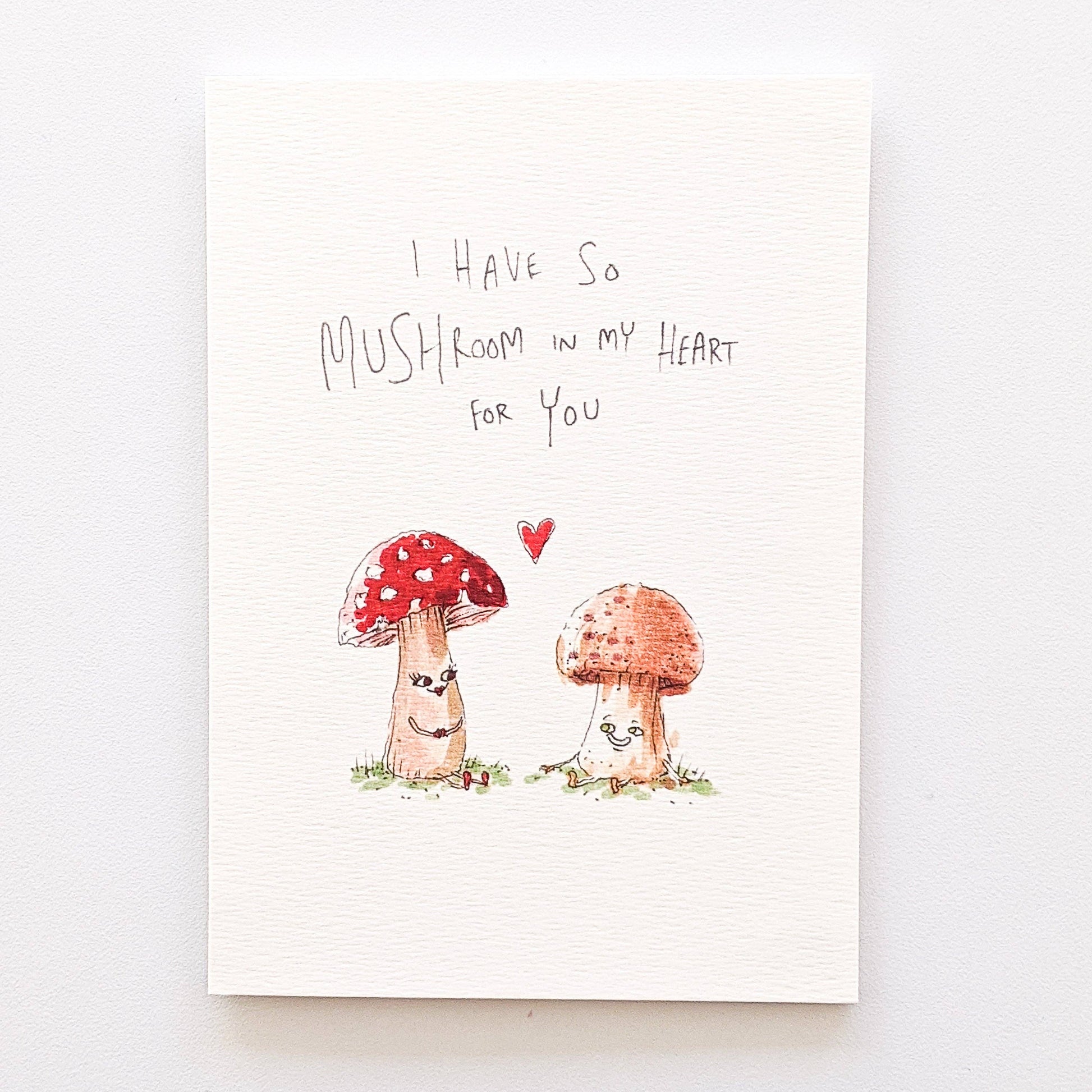 I Have So Mushroom In My Heart For You | Valentine's Day Cards Sunshine Coast