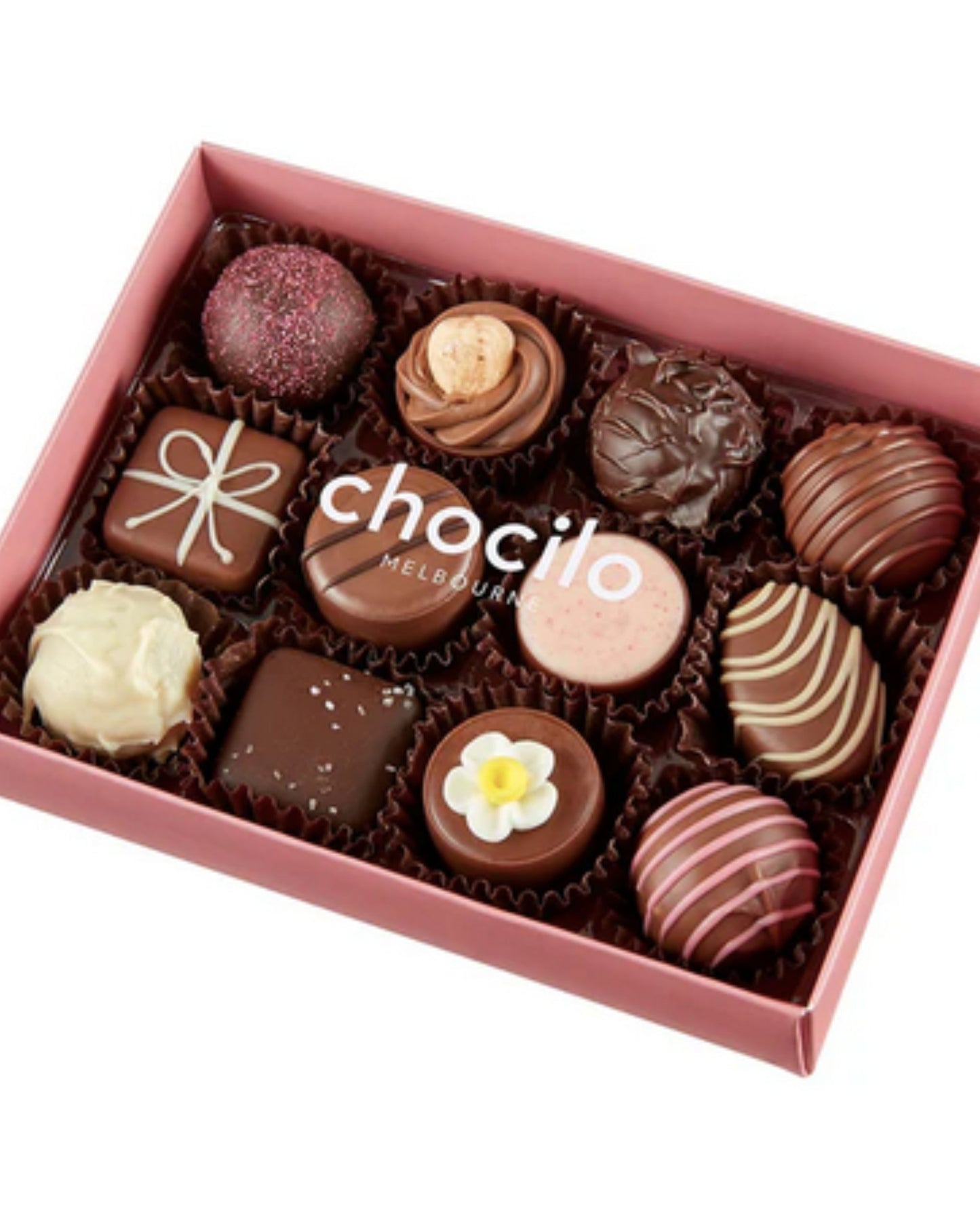 12 Pack Chocolate Assortment Gift Box - 140g