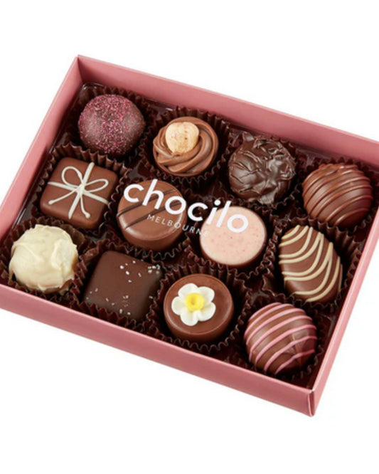 12 Pack Chocolate Assortment Gift Box - 140g