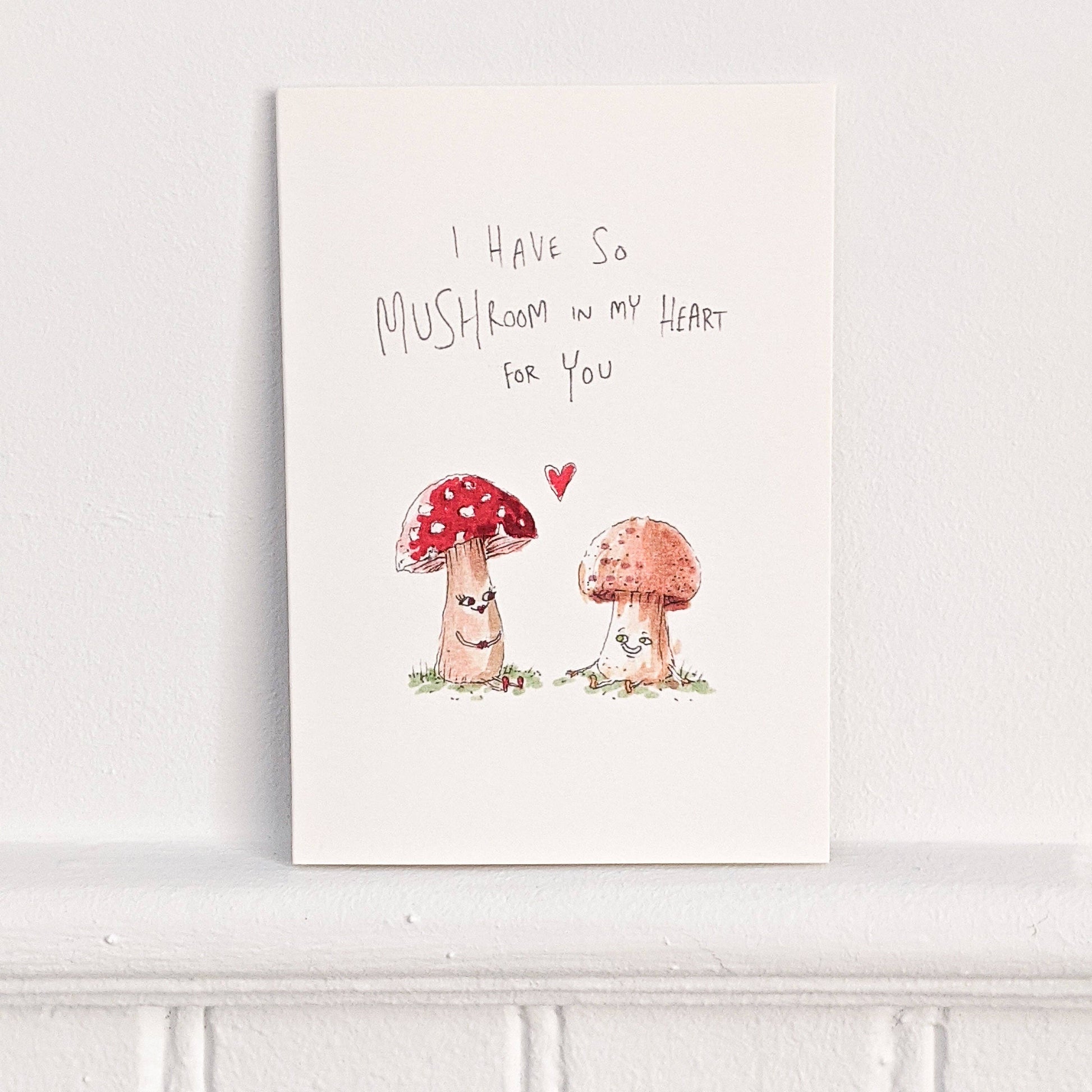 I Have So Mushroom In My Heart For You | Valentine's Day Cards Sunshine Coast