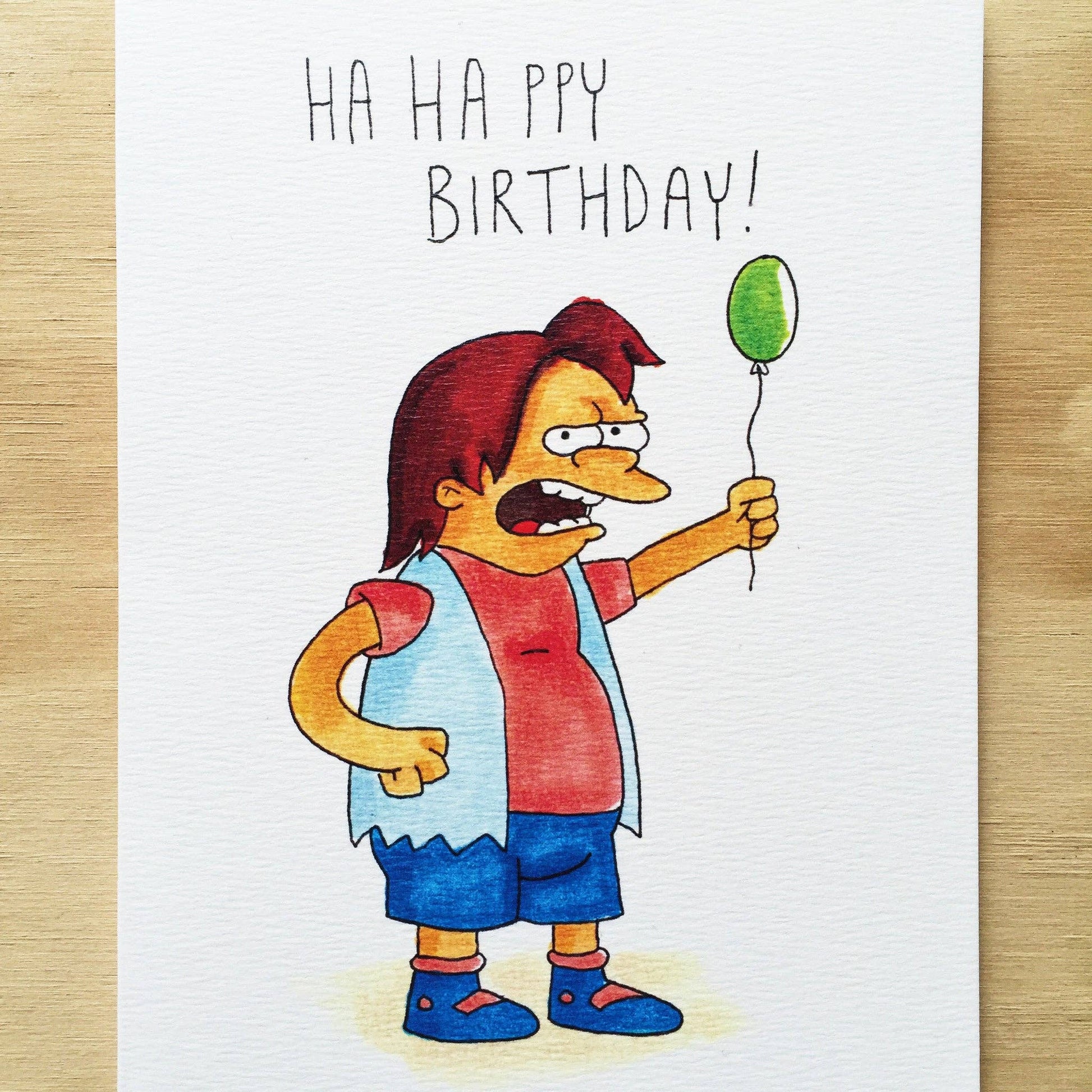 Happy Birthday Card | Simpsons