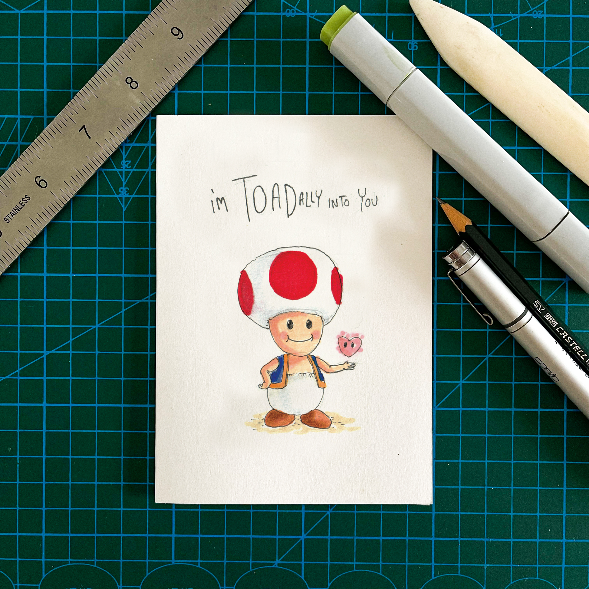 I'm Toadally Into You | Valentine's Day Cards Sunshine Coast